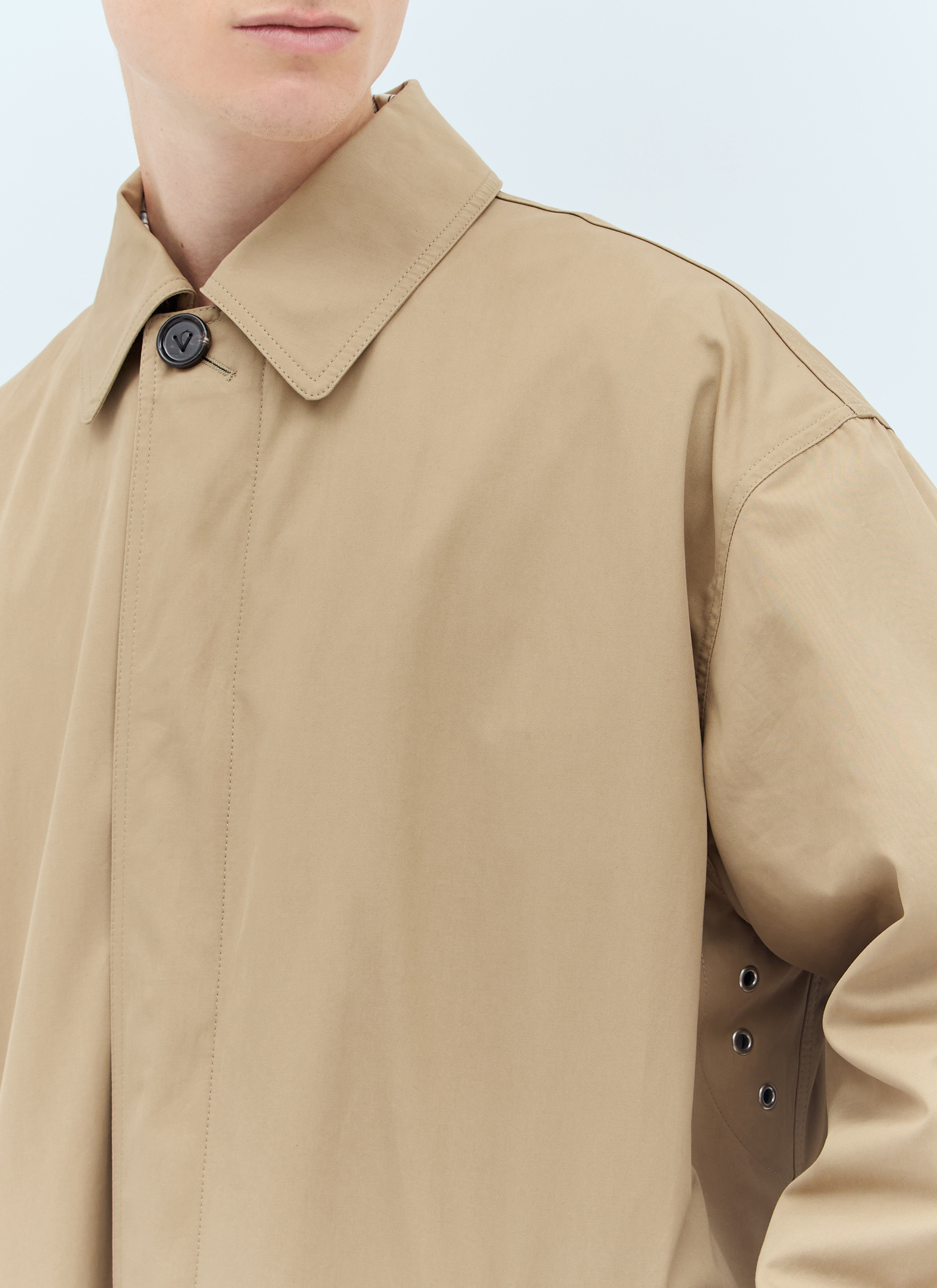 Cotton Twill Trench Coat - 5