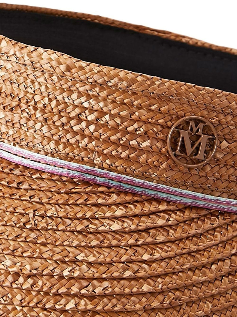 MAISON MICHEL Patty straw vizor outlook