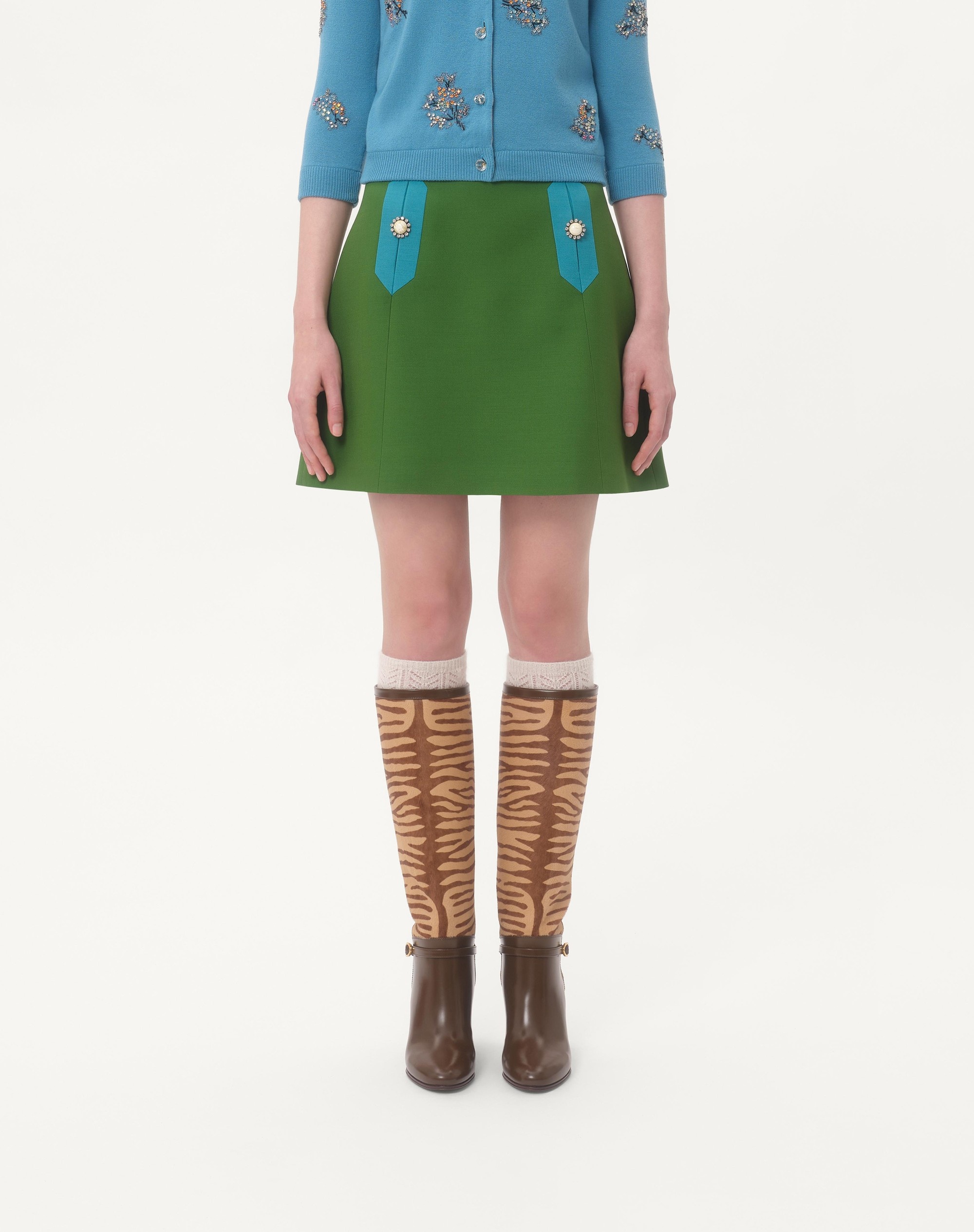 CREPE COUTURE SKIRT - 5
