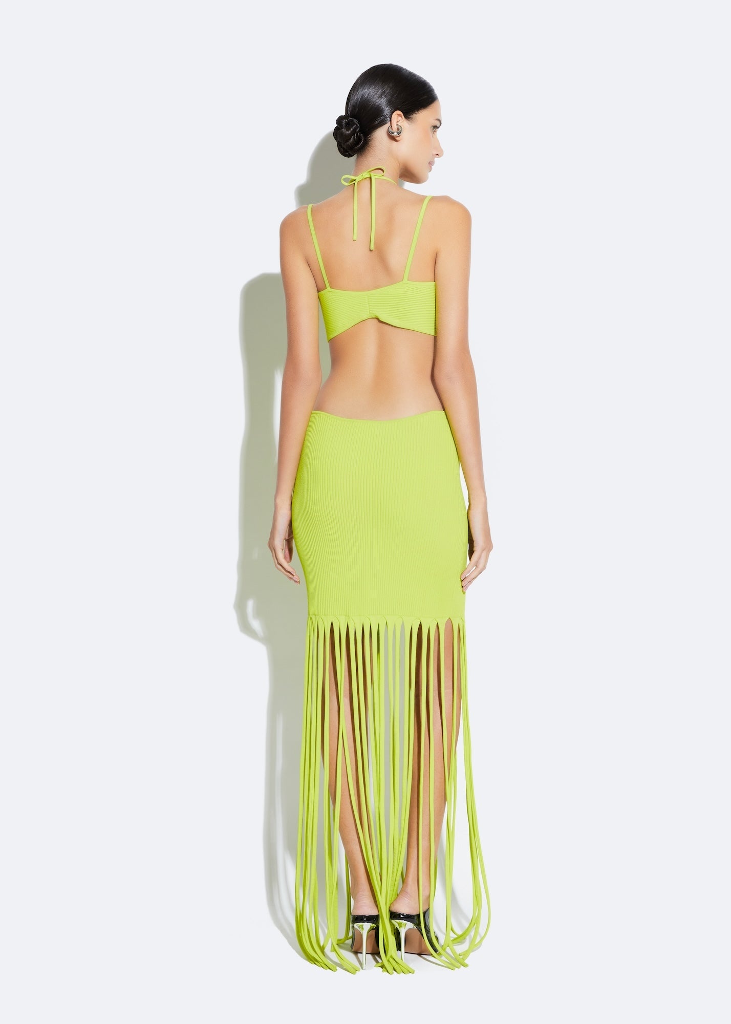 Matte Viscose Cut Out Dress - 3