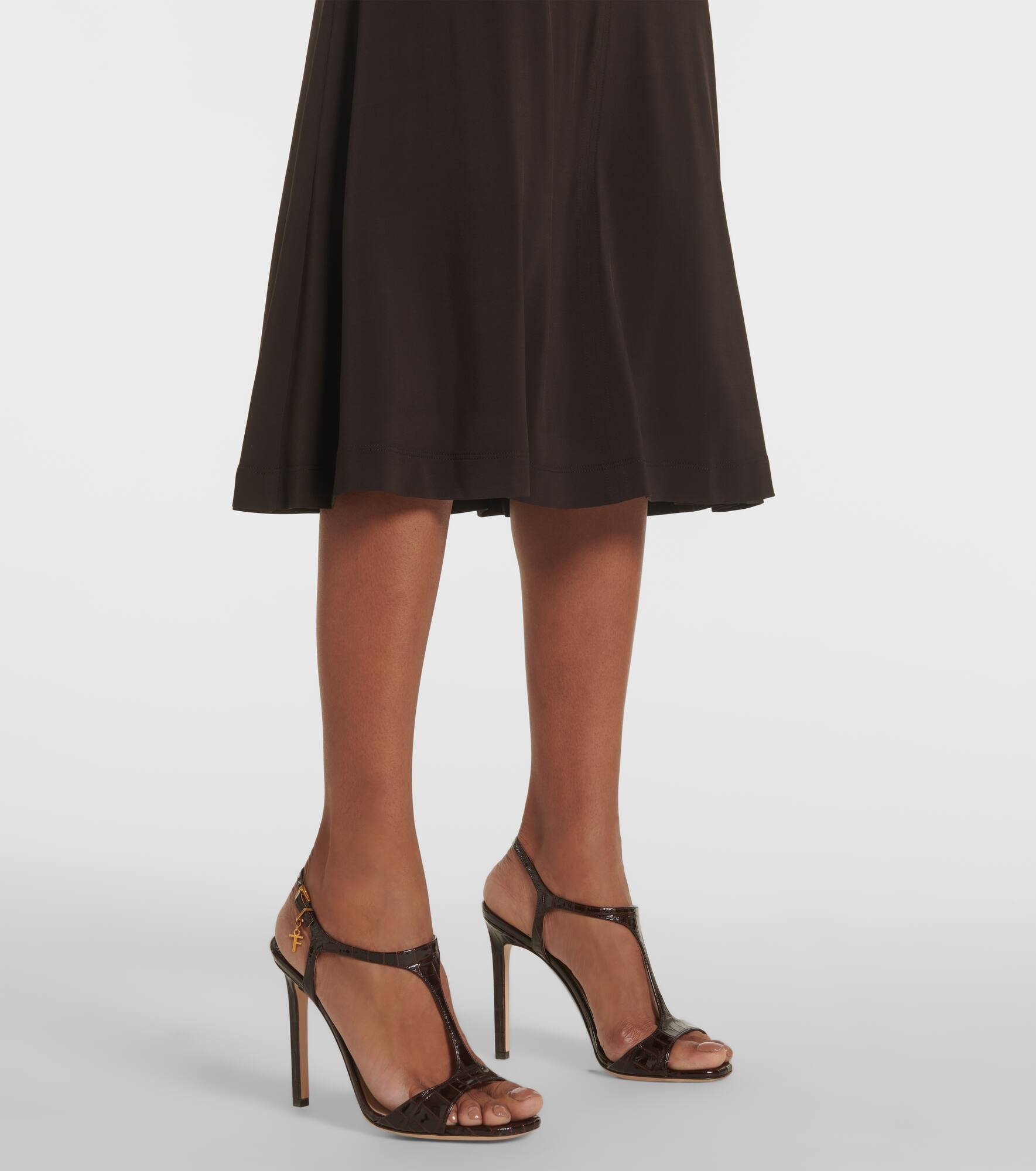 Off-shoulder midi dress - 5