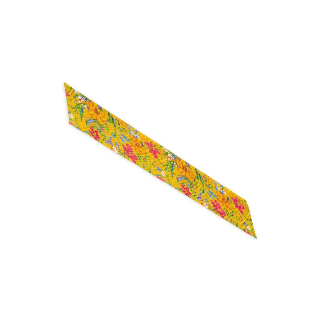 floral plisse scarf - 2