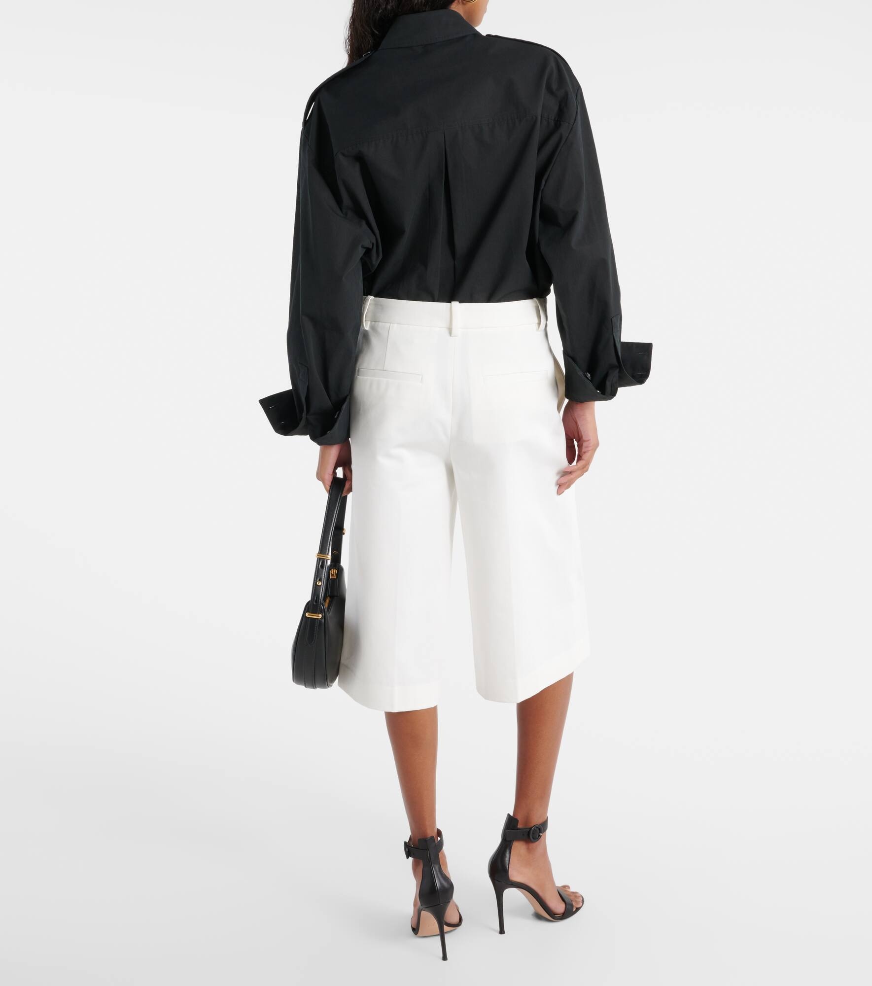 Erza cotton Bermuda shorts - 3
