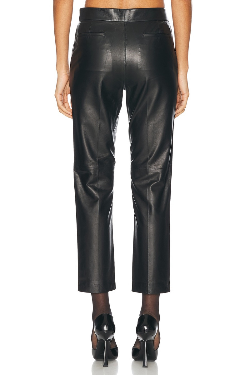 Leather Straight Crop Trouser 4