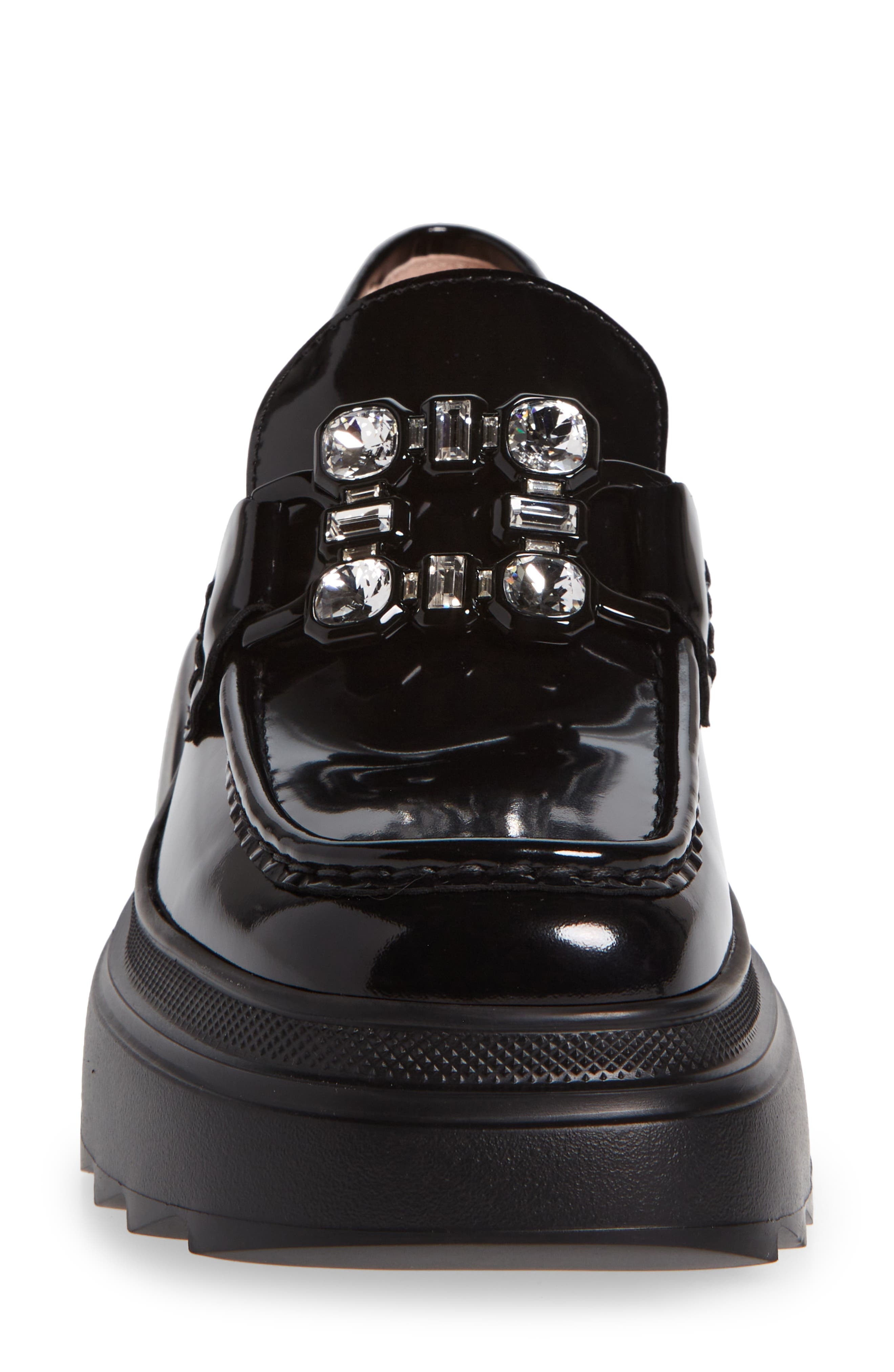 Wallaviv Crystal Buckle Loafer - 4