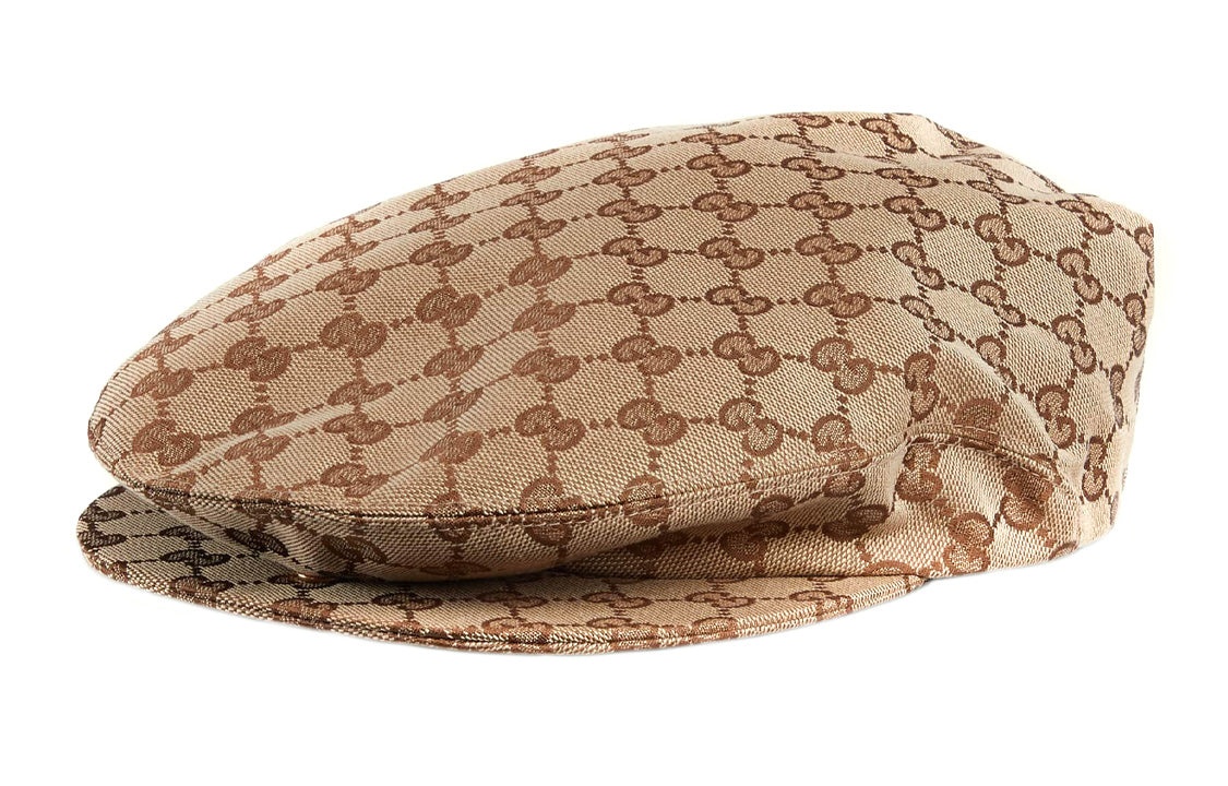 Gucci Original GG Canvas Flat Cap 'Beige Dark Brown' 696856-4HAOB-9764 - 2