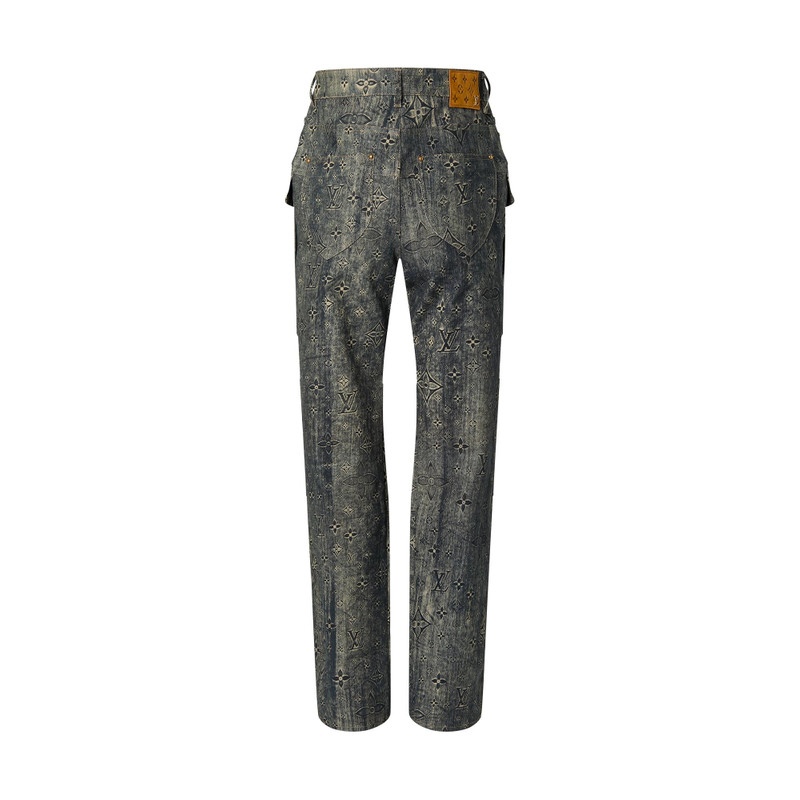 Monogram Tailored Denim Pants 3
