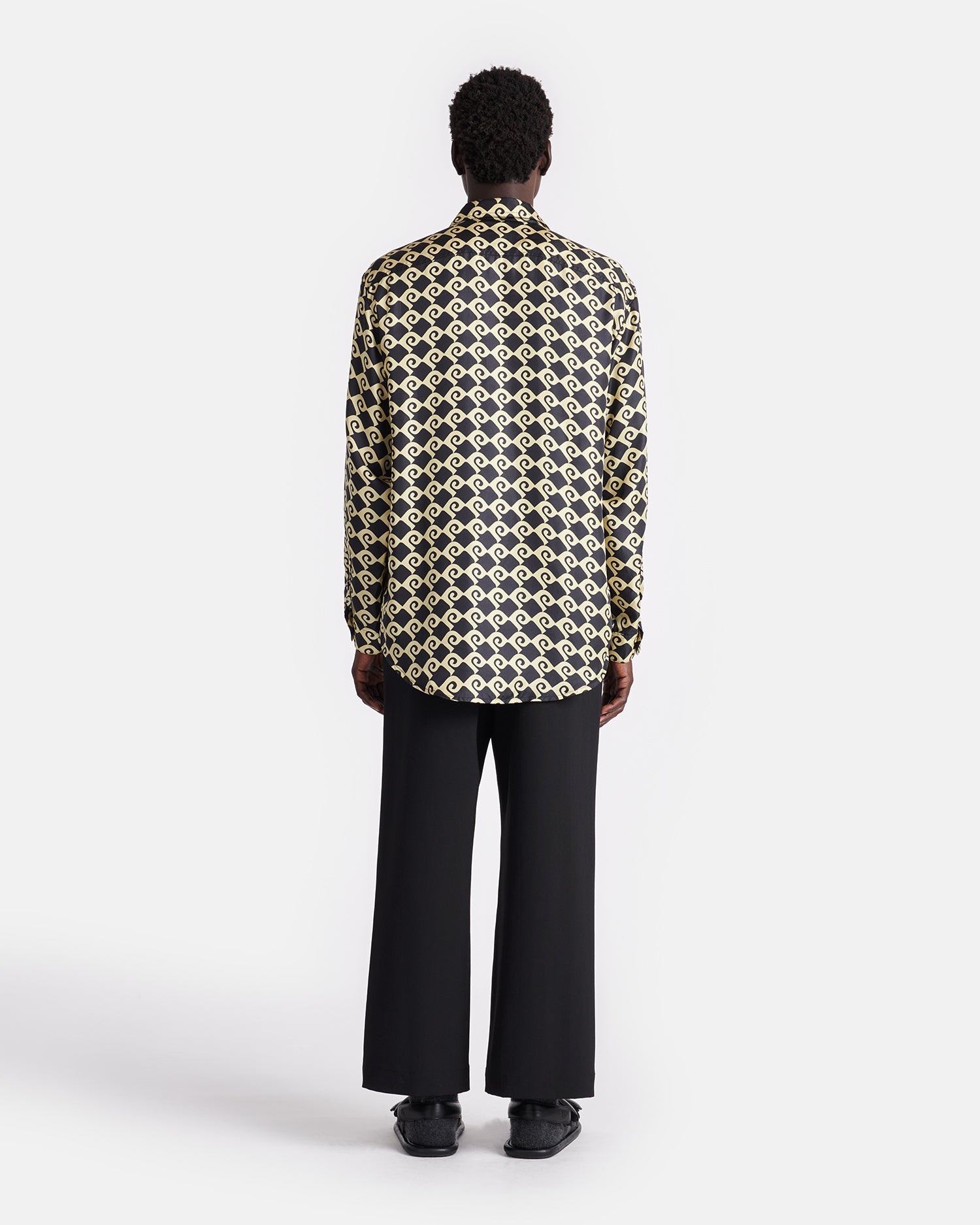 Printed Silk-Twill Shirt - 5
