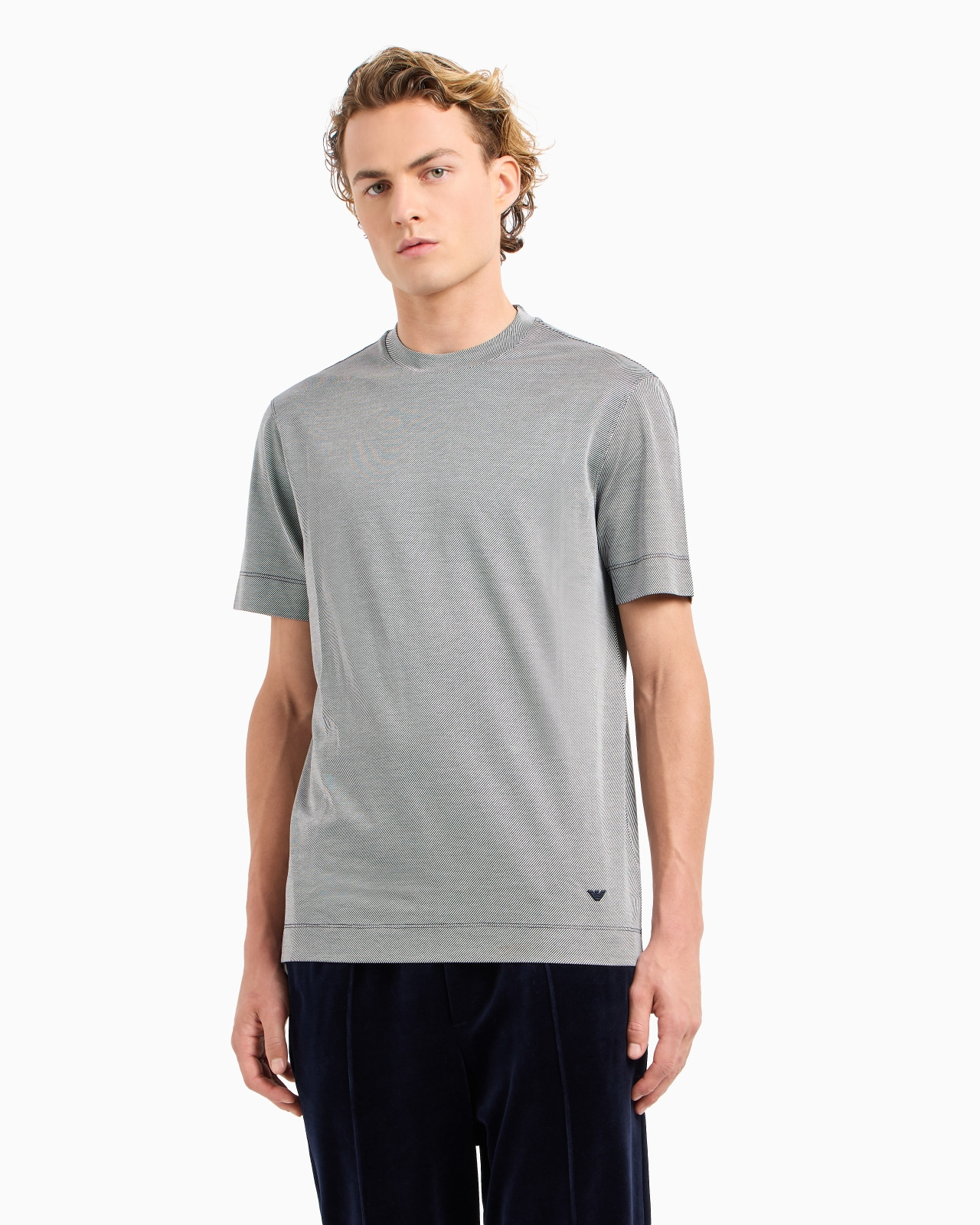 Striped T-shirt in ASV Lyocell-blend jersey - 2