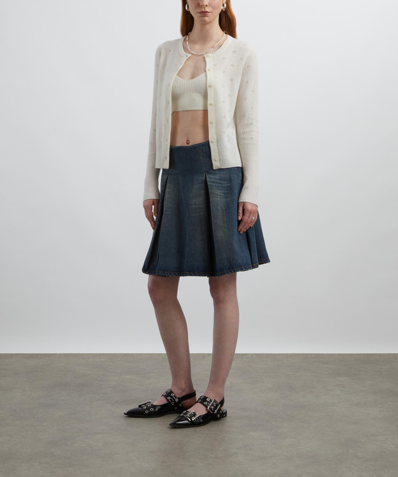 gimaguas Corinne Denim Midi Skirt outlook