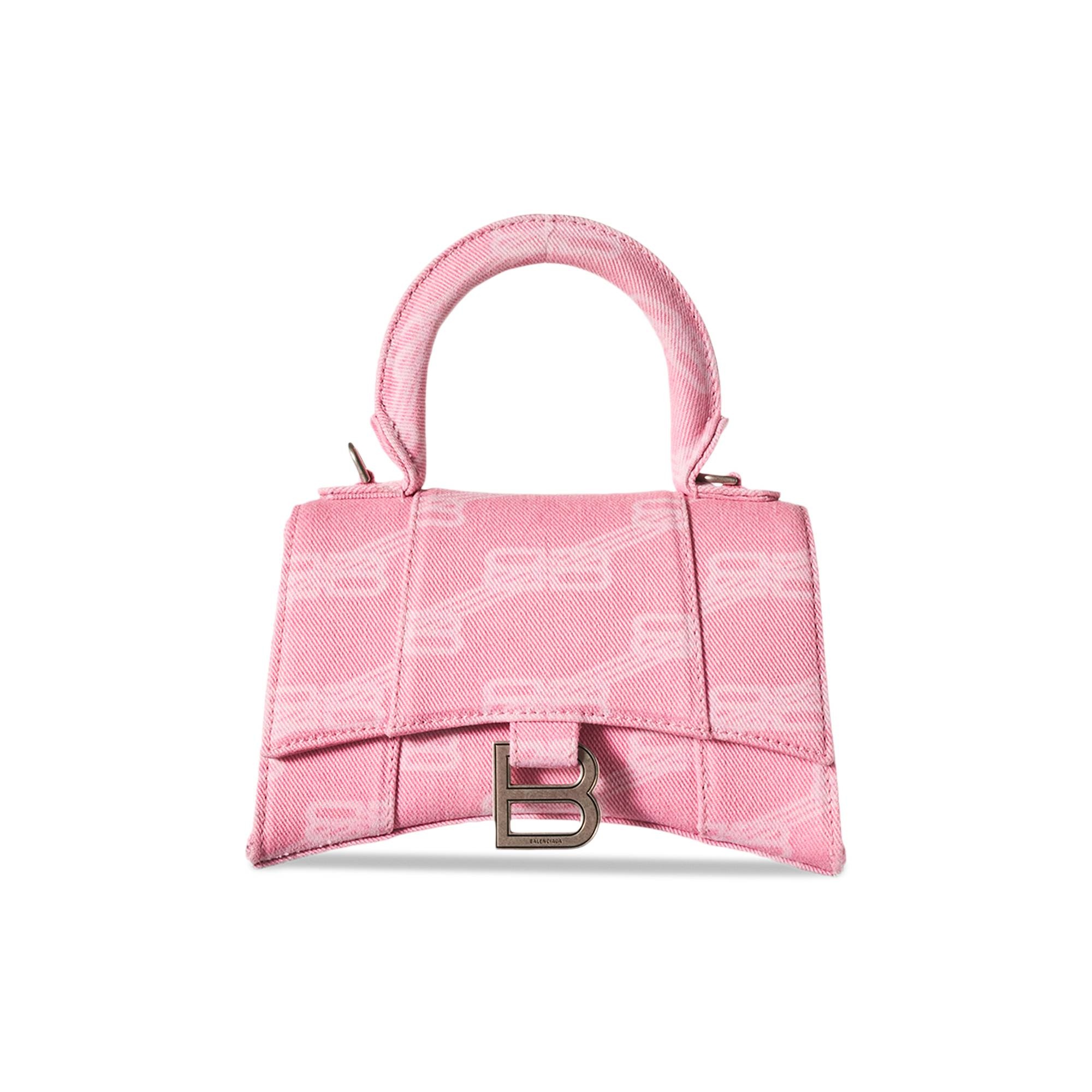 Balenciaga Hourglass XS Top Handle Bag 'Sweet Pink' - 1