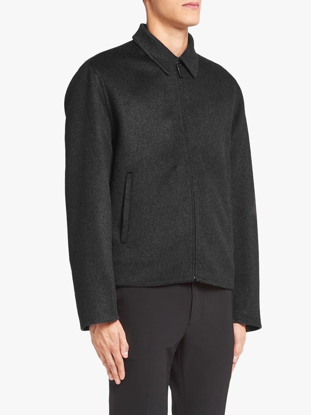 shirt-style zip jacket - 3