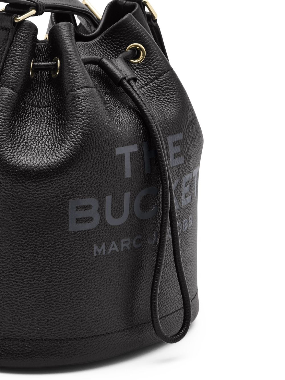 The Leather Shoulder bucket bag - 5