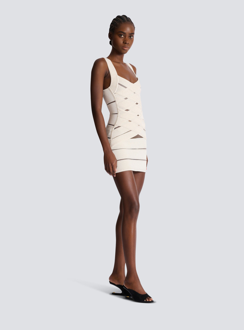 Mesh knit bodycon dress 3