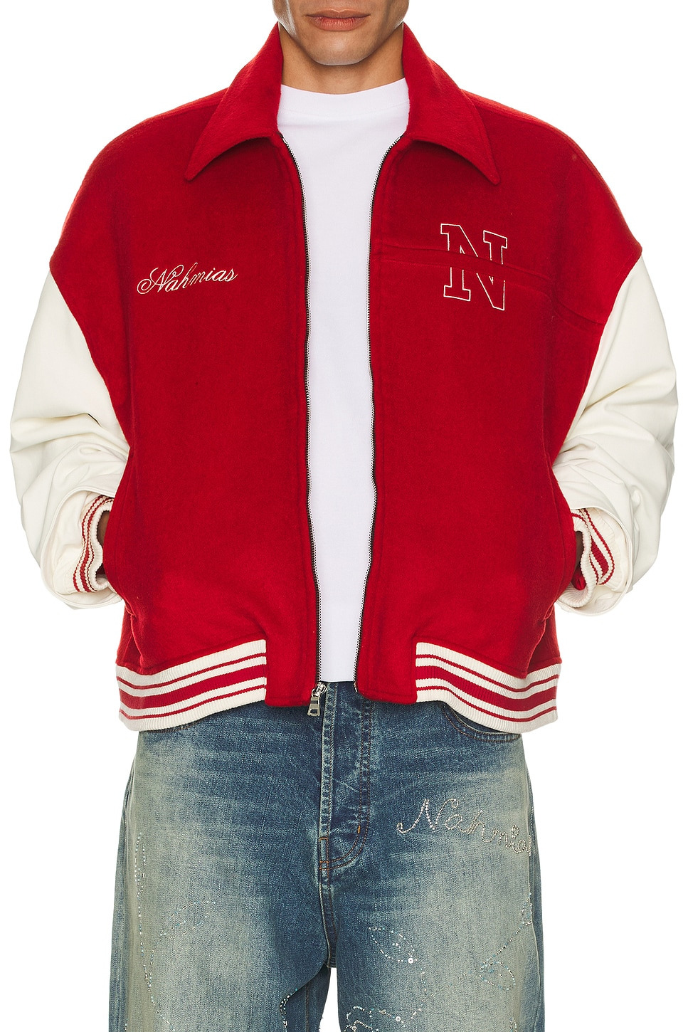 Varsity Oversized Bomber - 4