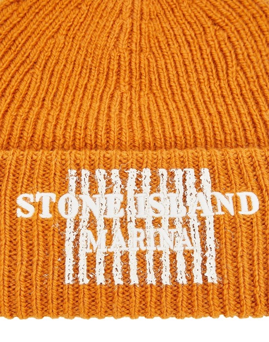 N01XC STONE ISLAND MARINA_PURE WOOL FULL RIB RUST - 4