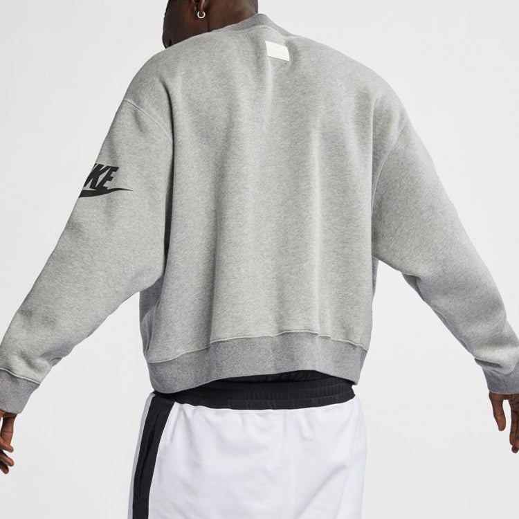 Nike x Fear of God Crossover Round Neck Pullover Gray AR0635-063 - 3