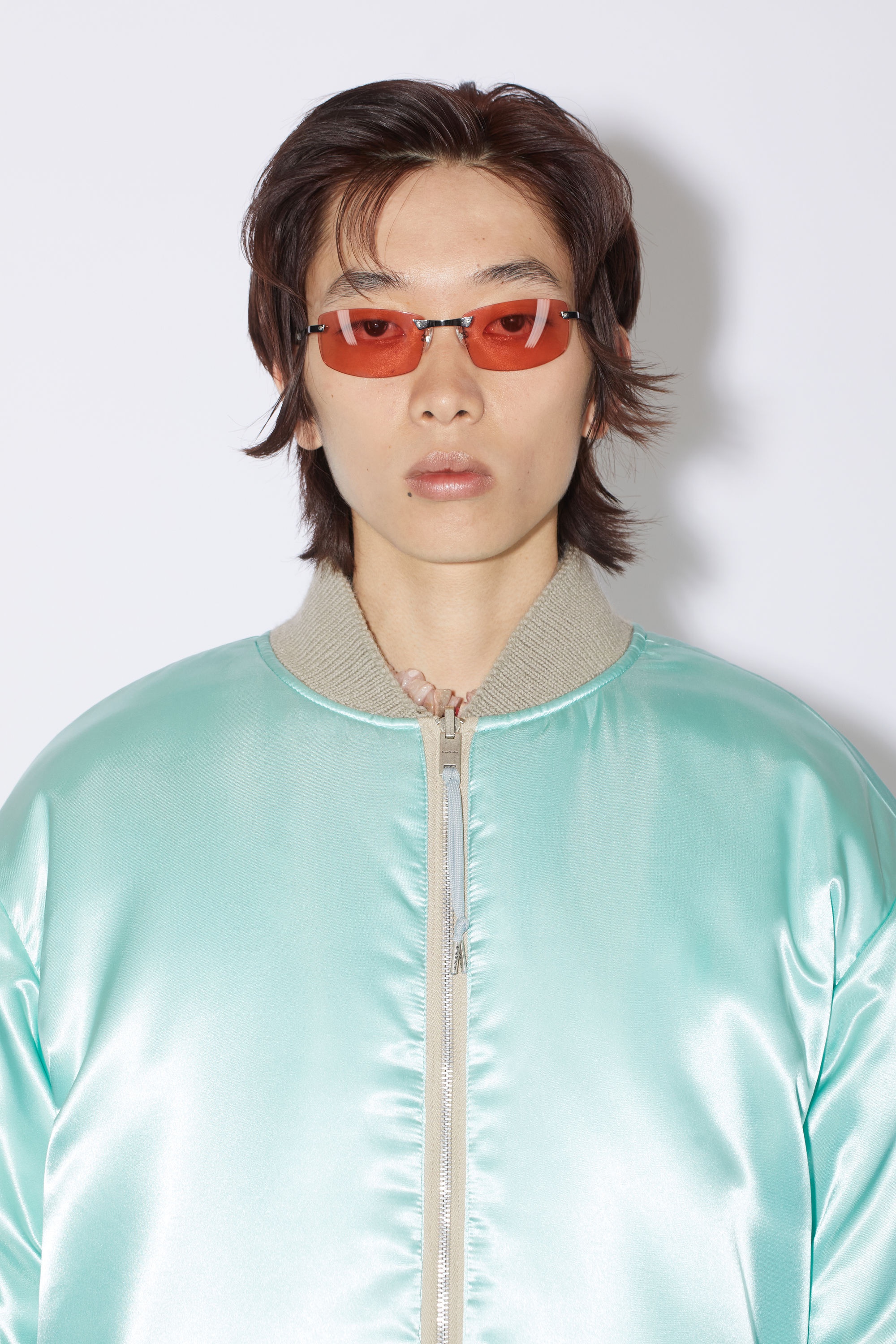 Reversible bomber jacket - Cold grey - 8