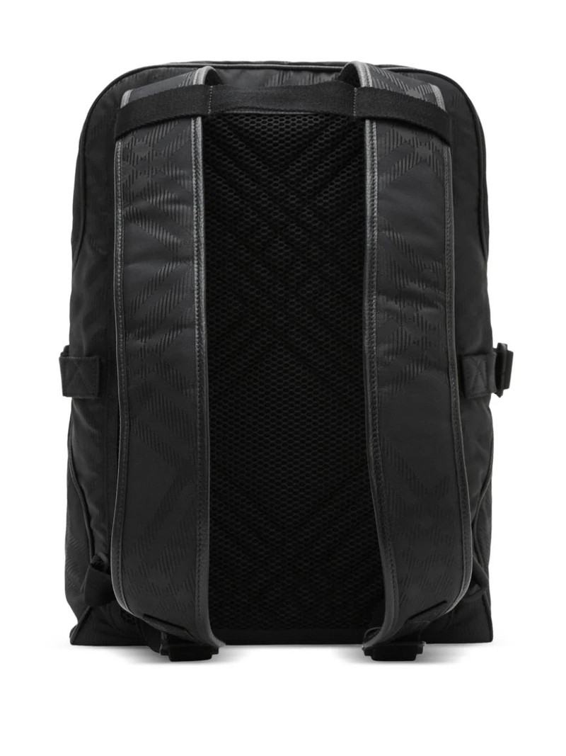 Burberry CHECK-PRINT JACQUARD BACKPACK outlook