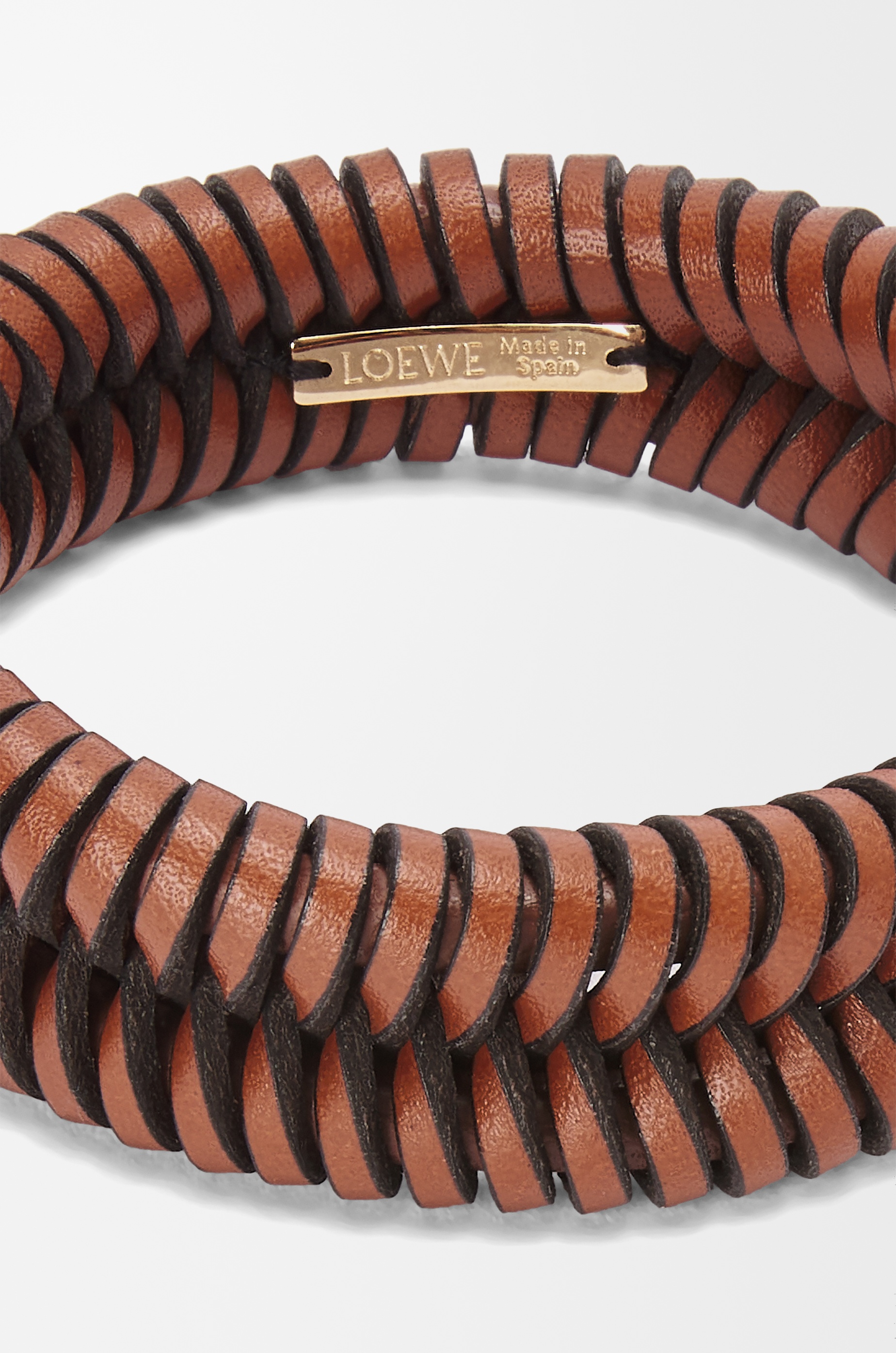 Interlock bangle in classic calfskin - 3