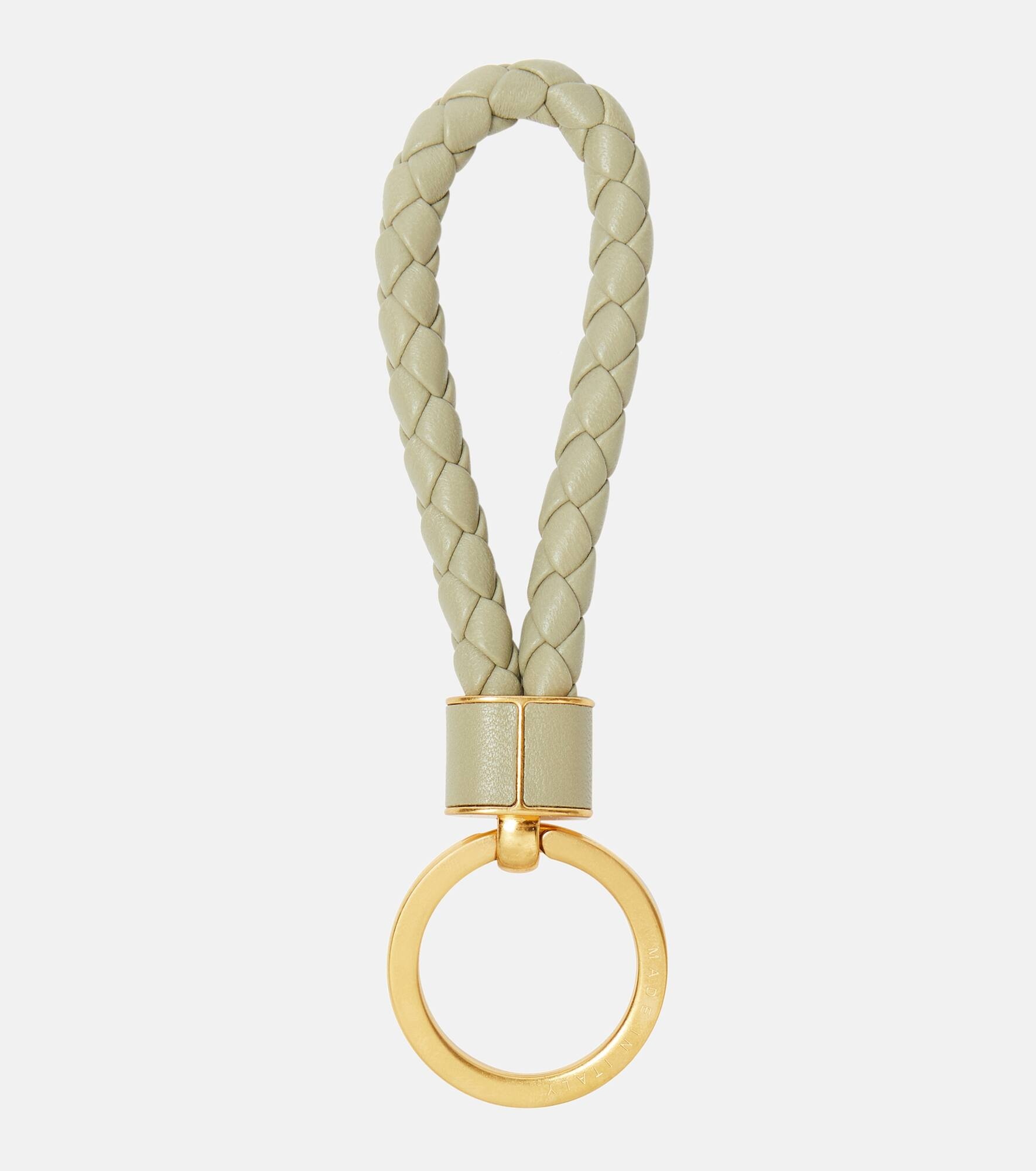 Intreccio leather keyring - 3