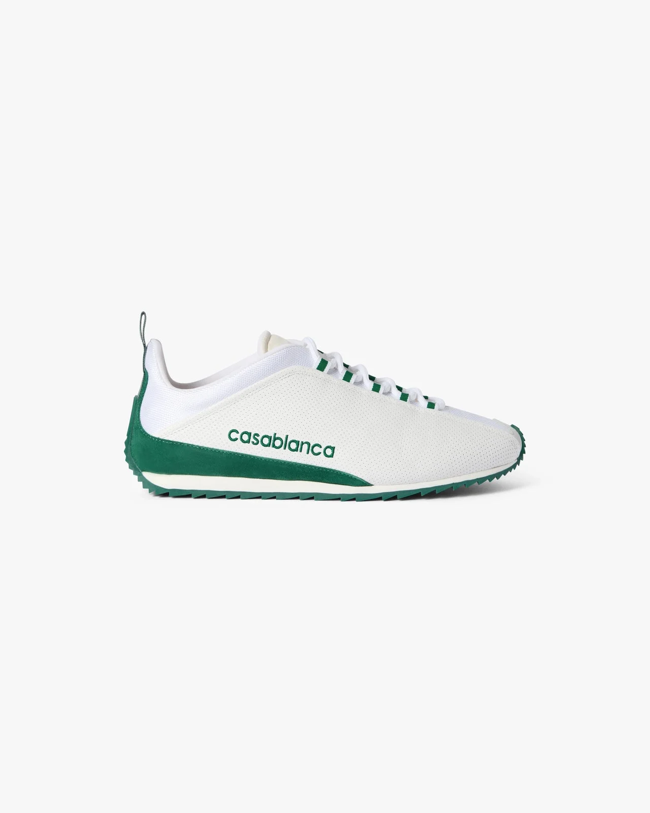 Men's White & Green Khopesh Sneaker - 1