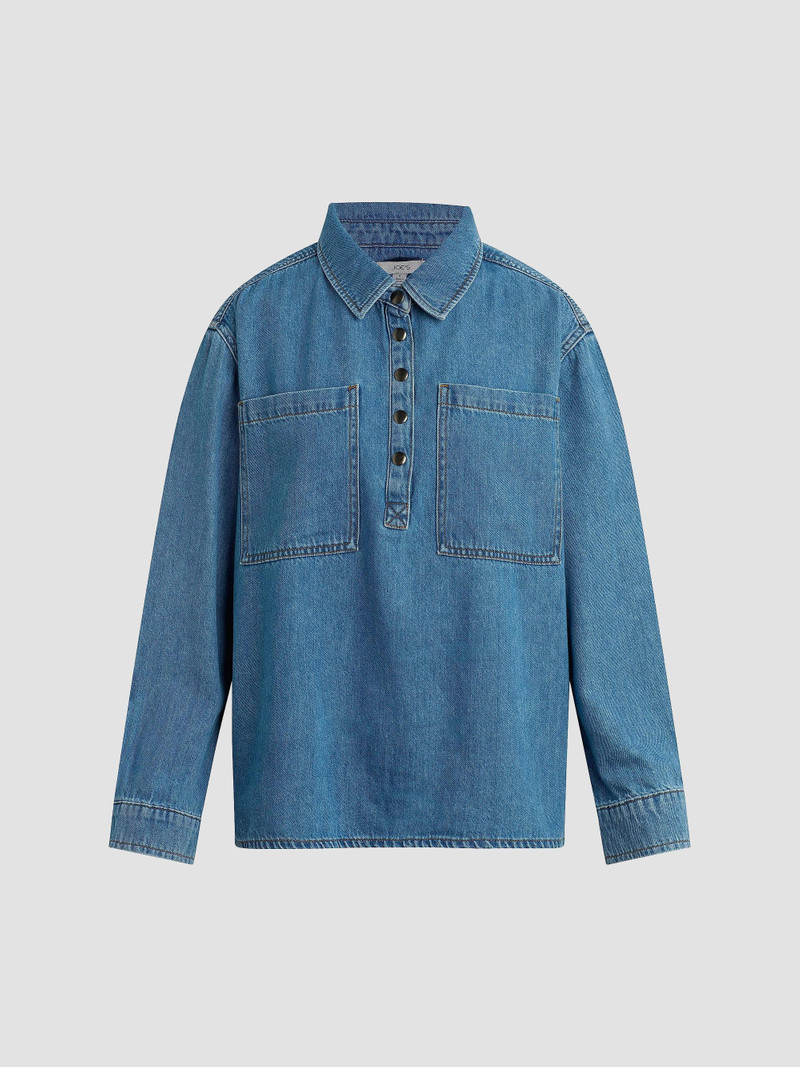 Women's The Easy Popover Denim Shirt - Notable 1