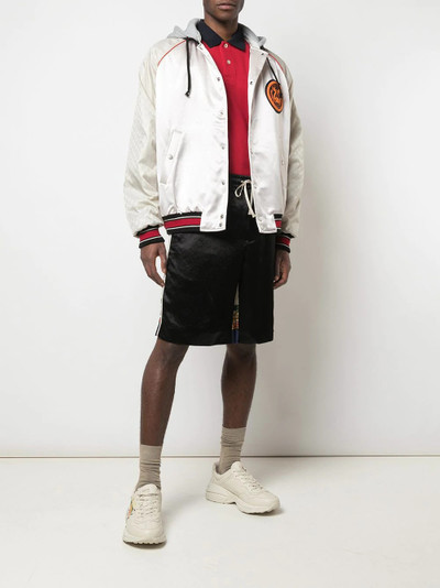 GUCCI lyre patch bomber jacket outlook