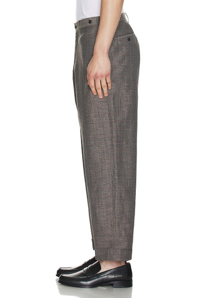 BEAMS PLUS Ivy Trousers Wide Linen Plaid outlook