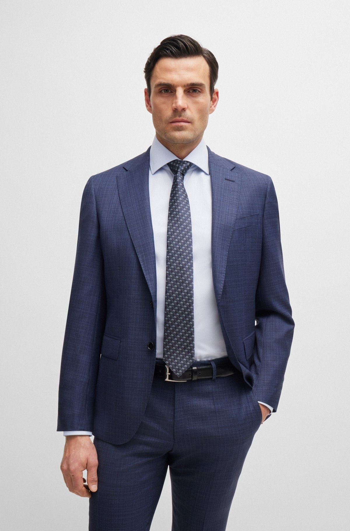 SILK TIE WITH JACQUARD PATTERN - 2