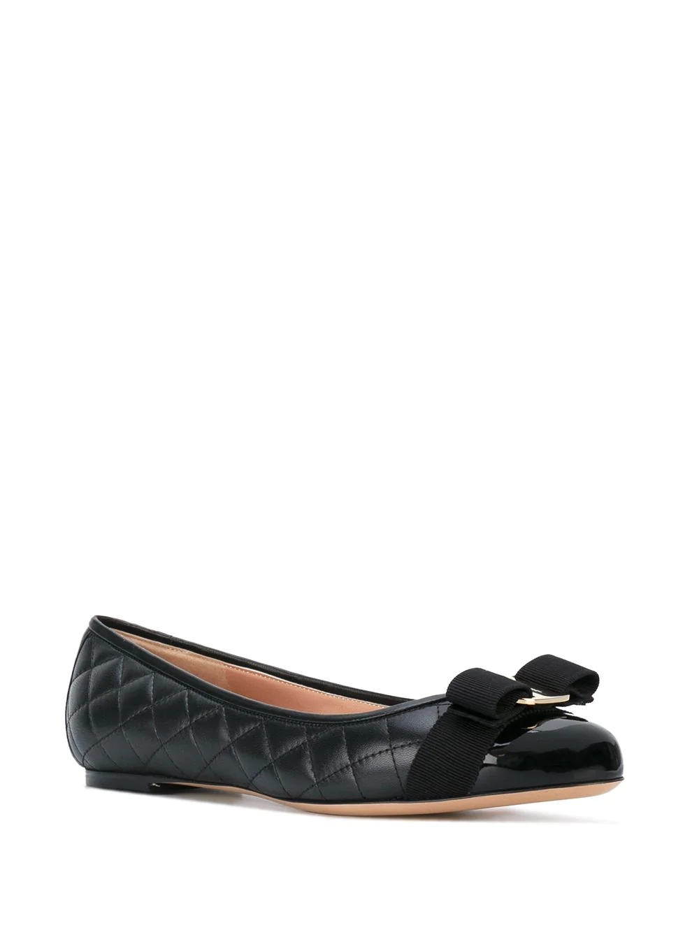 Vara leather ballerina flats - 2