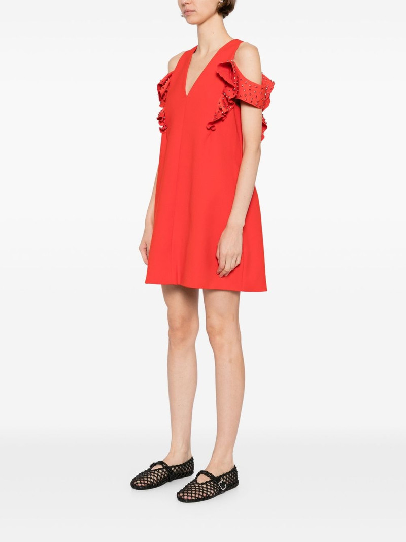 ruffle-sleeves mini dress 3