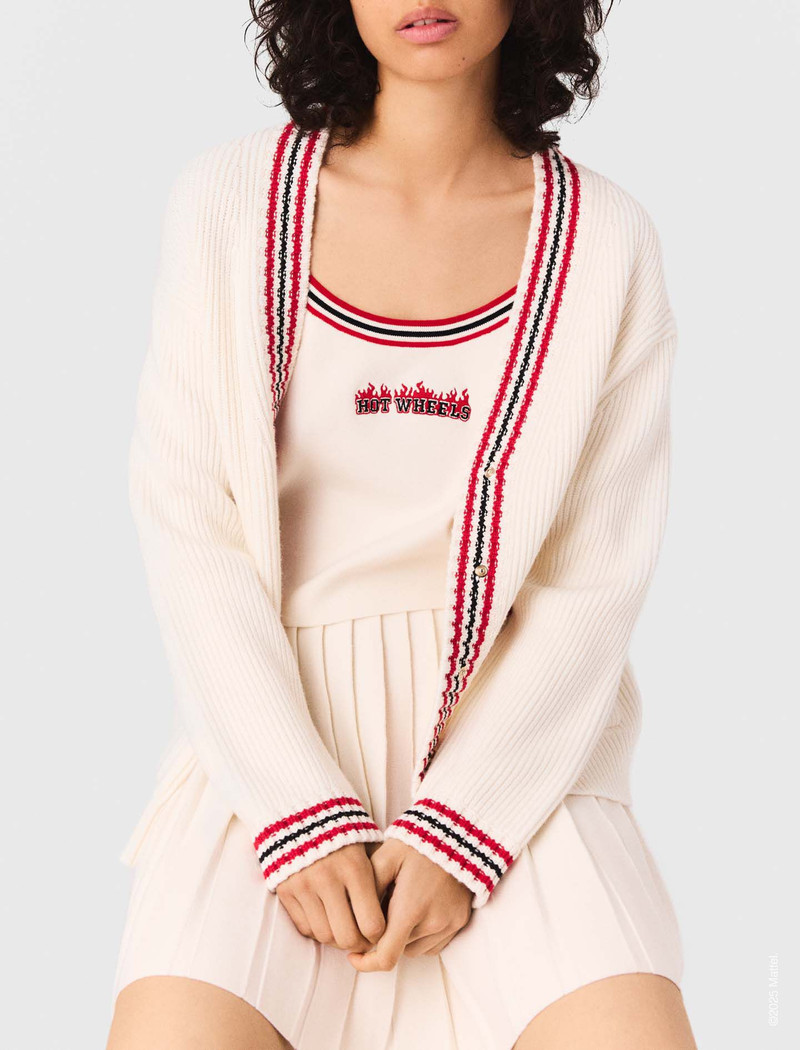 Embroidered longline cardigan 7