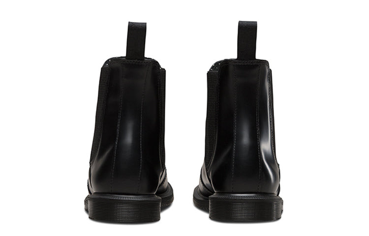 (WMNS) Dr.Martens Flora Smooth Leather Chelsea Boots 'Black' 14649001 - 3
