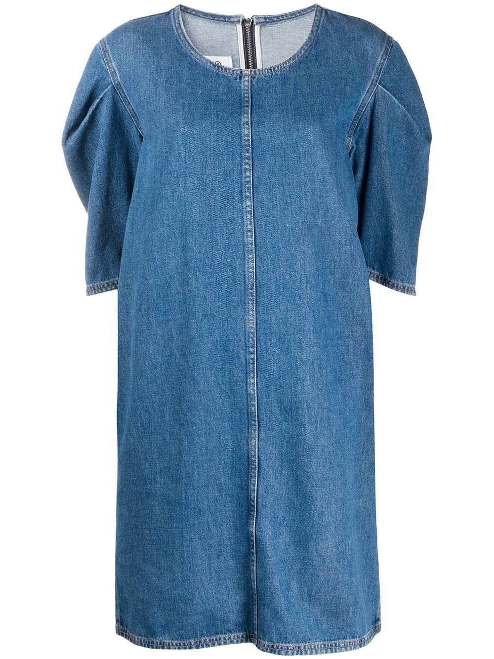 short denim dress - 1