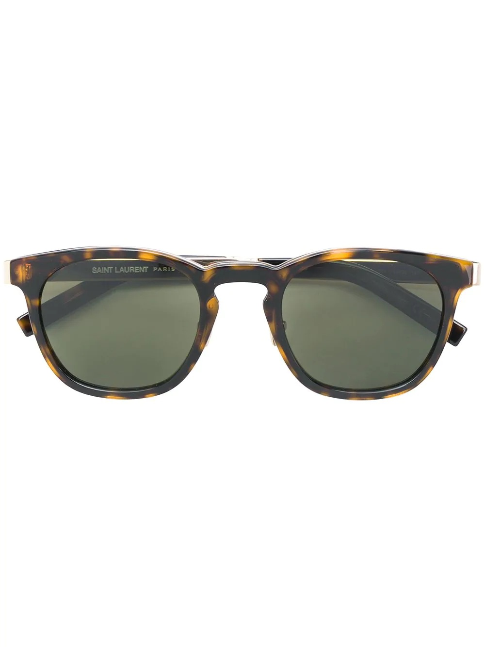 tortoiseshell square sunglasses - 1