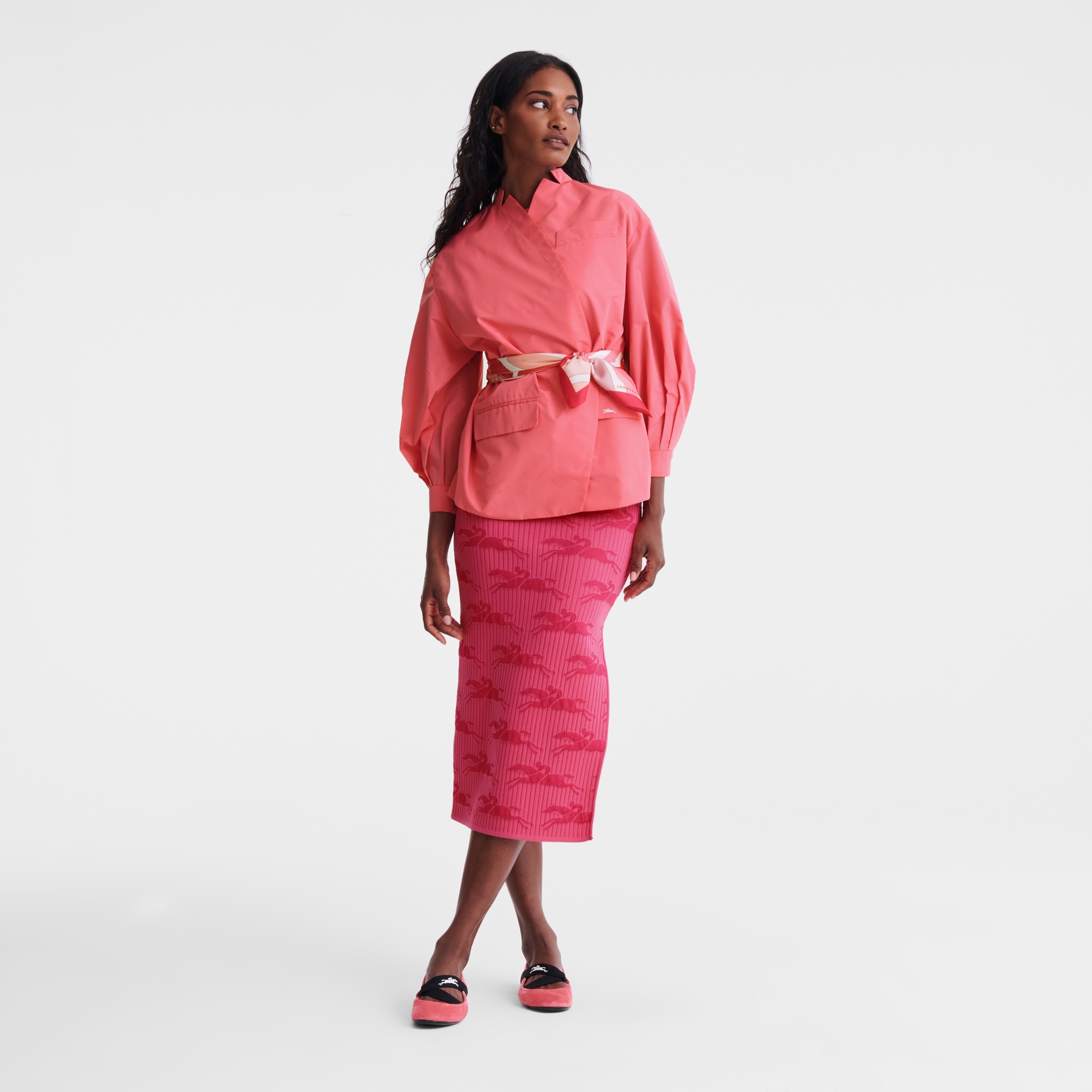 Kimono jacket Marshmallow - Technical taffeta - 2