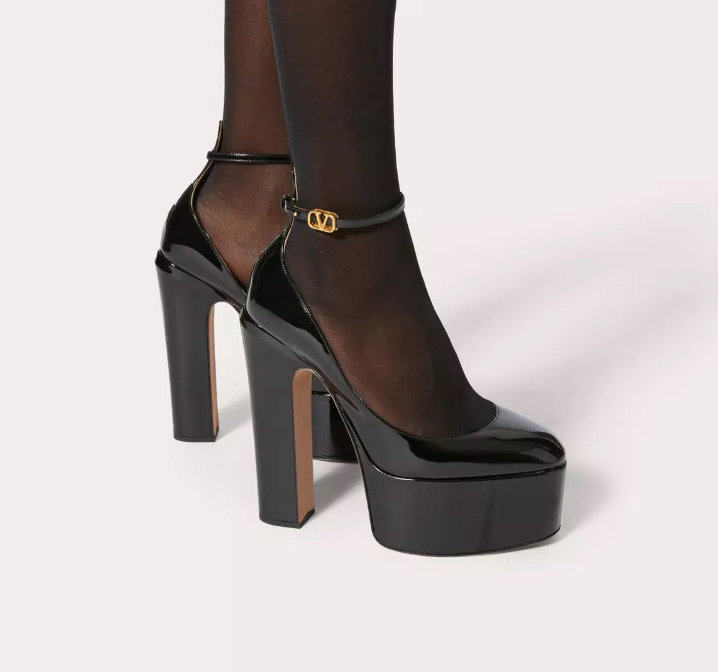 Valentino Tan-Go 155mm Platform Pumps - 3