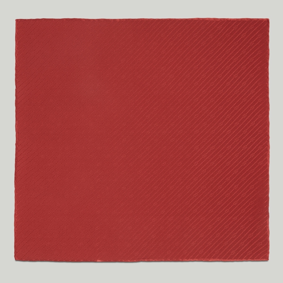 Interlocking G silk pocket square - 1