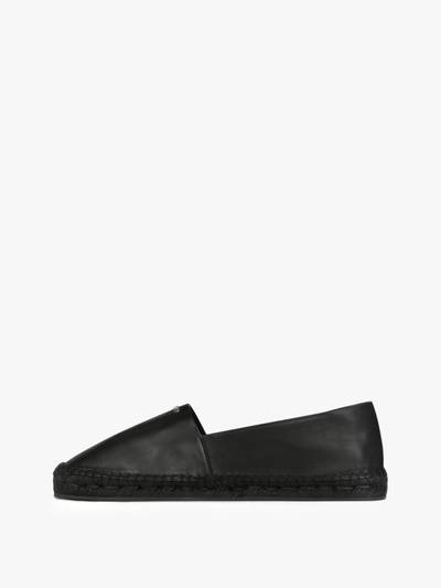 Givenchy GIVENCHY ESPADRILLE IN LEATHER outlook