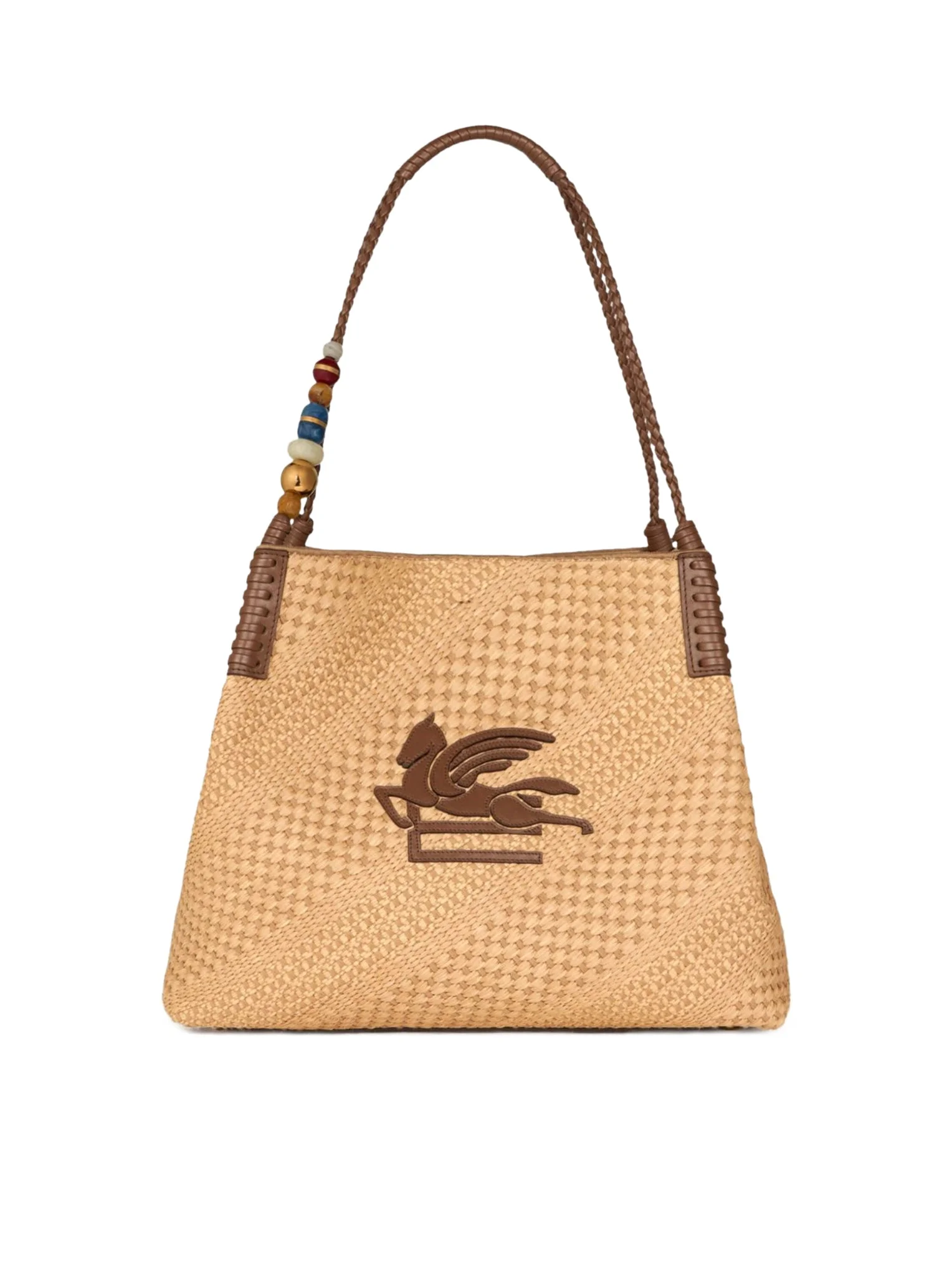 LIBRA RAFFIA SHOPPING BAG - 1