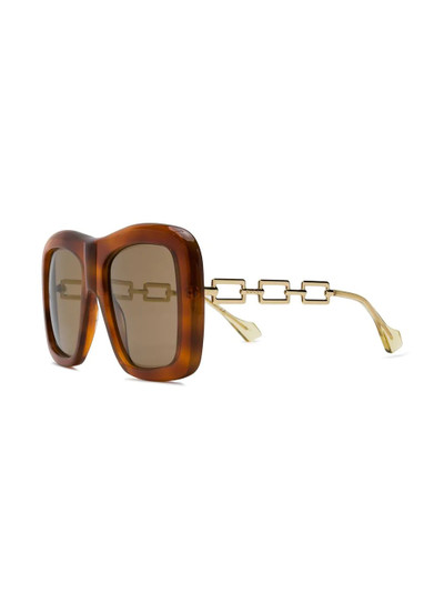 GUCCI square frame sunglasses outlook