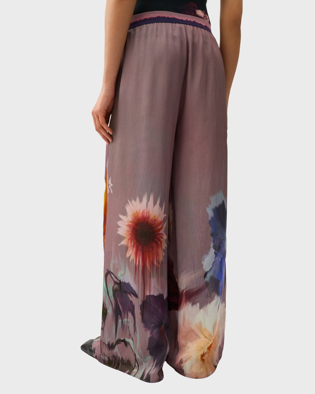 Trousers Berta Flower Purple - 5