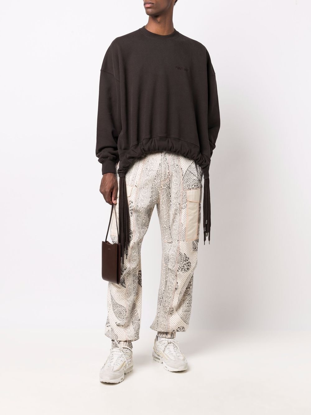 multi-cord crew-neck sweatshirt - 2