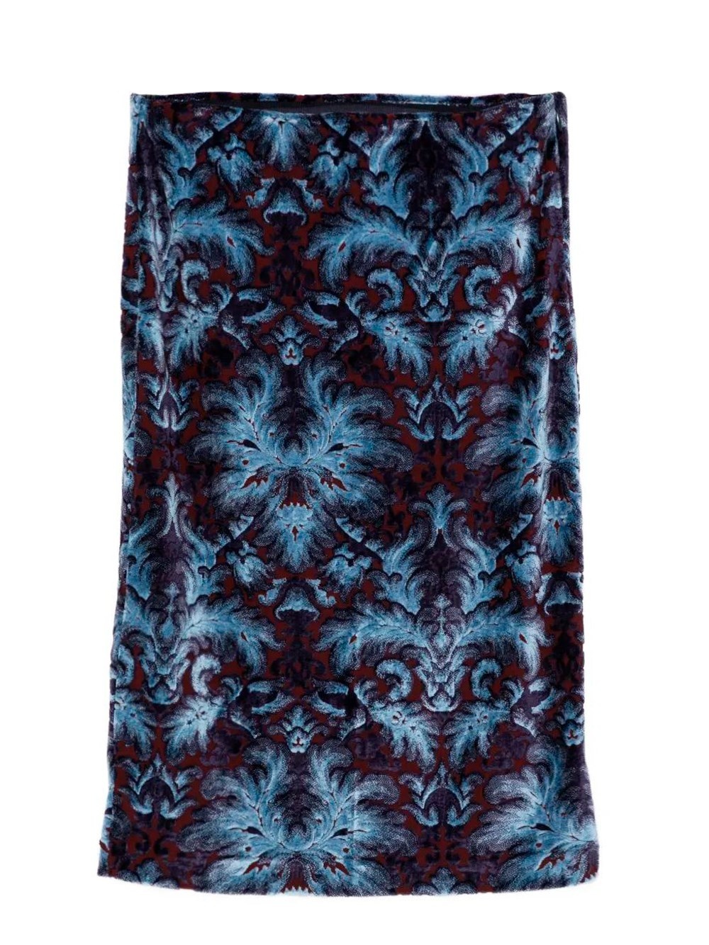 Tulle And Jacquard Velvet Skirt - 1