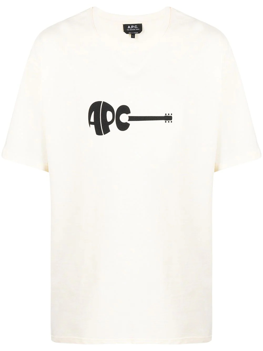 logo-print crew-neck T-shirt - 1