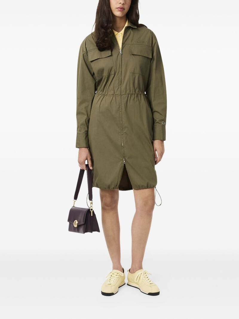 LACOSTE zip-front drawstring dress outlook