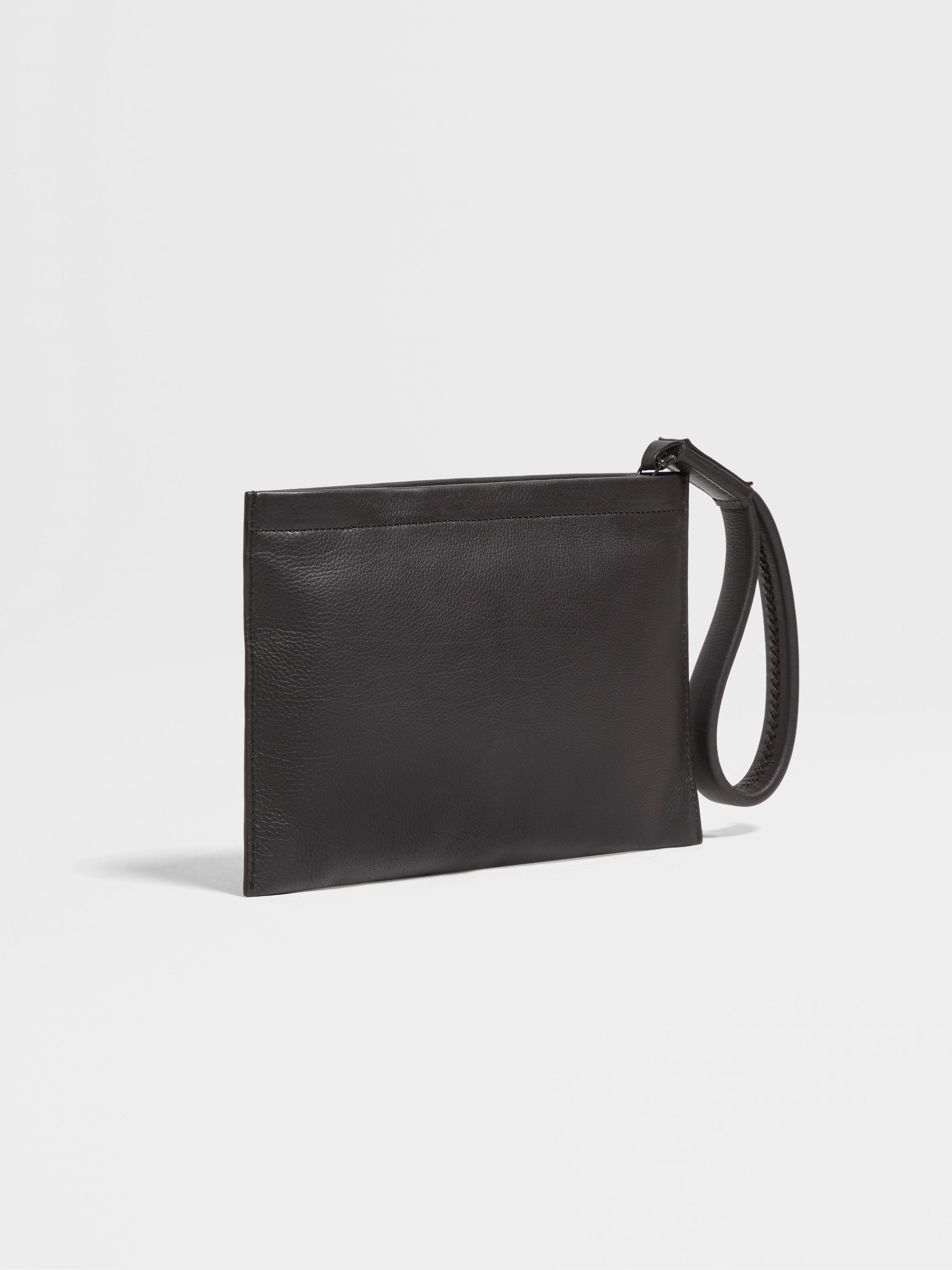 DARK BROWN SECONDSKIN POUCH - 3