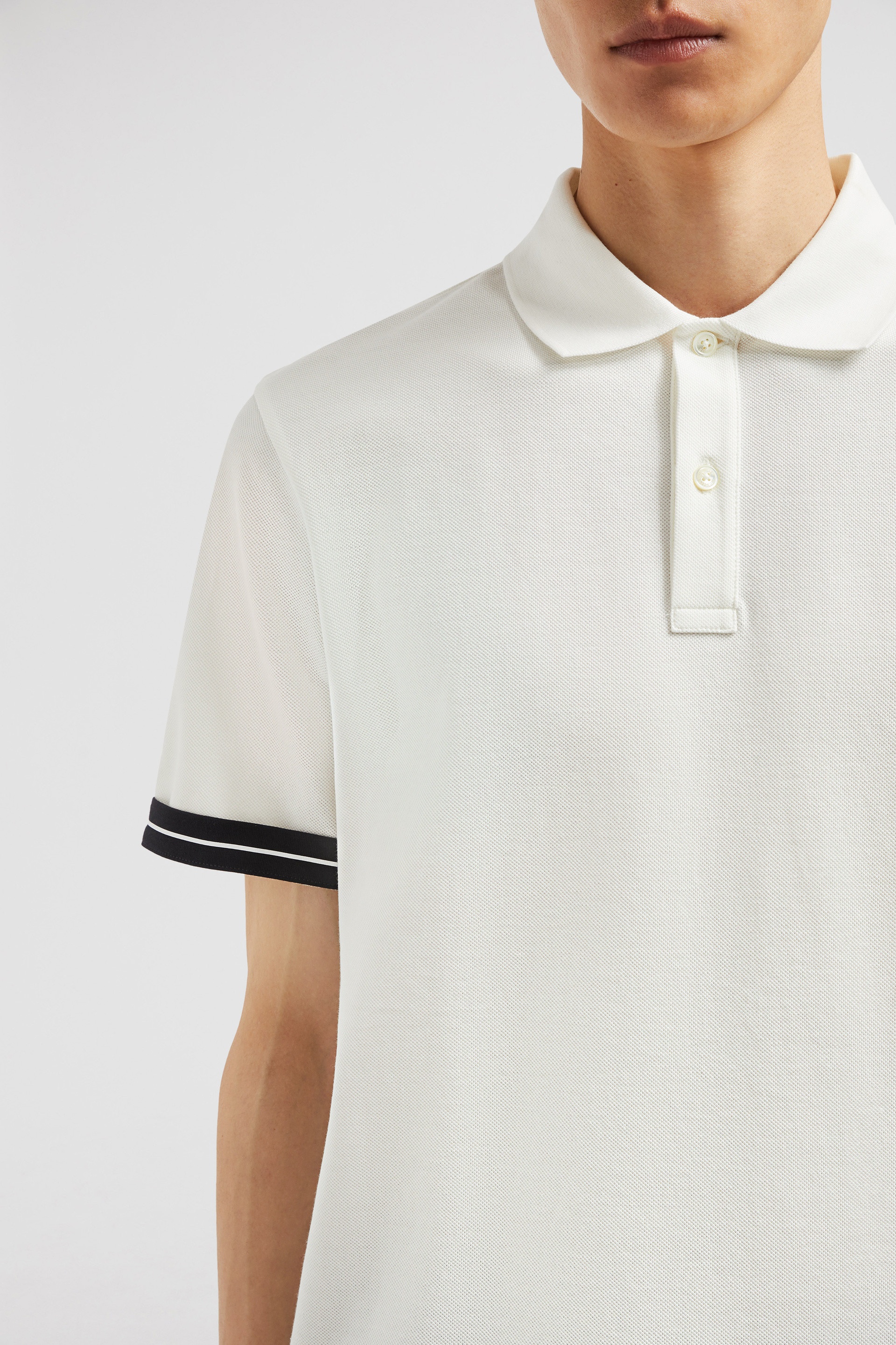 Logo Cotton Piquet Polo Shirt - 6