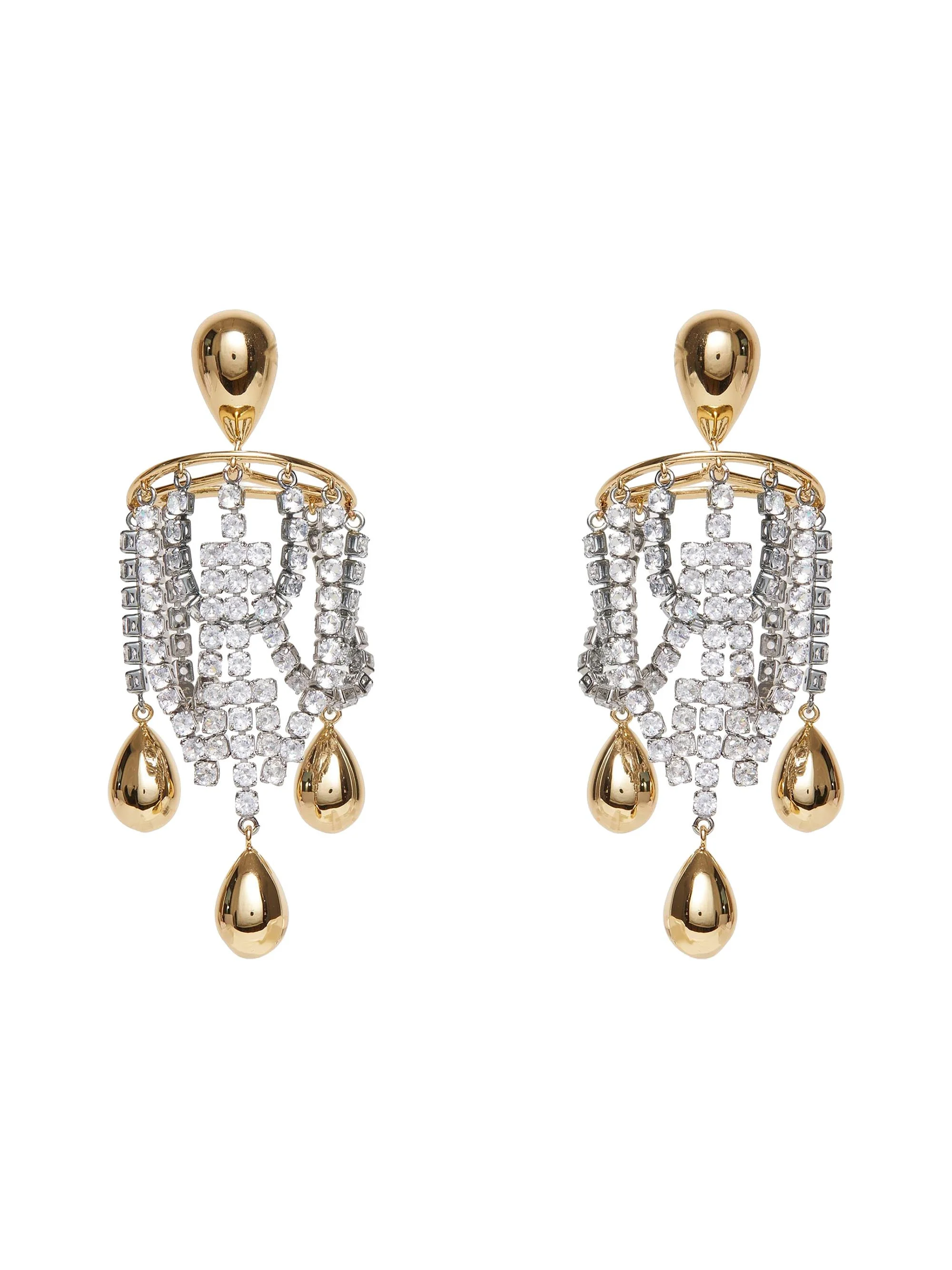 Women's Opulent Chandelier 14K-Gold-Plated & Crystal Earrings - Crystal - 1